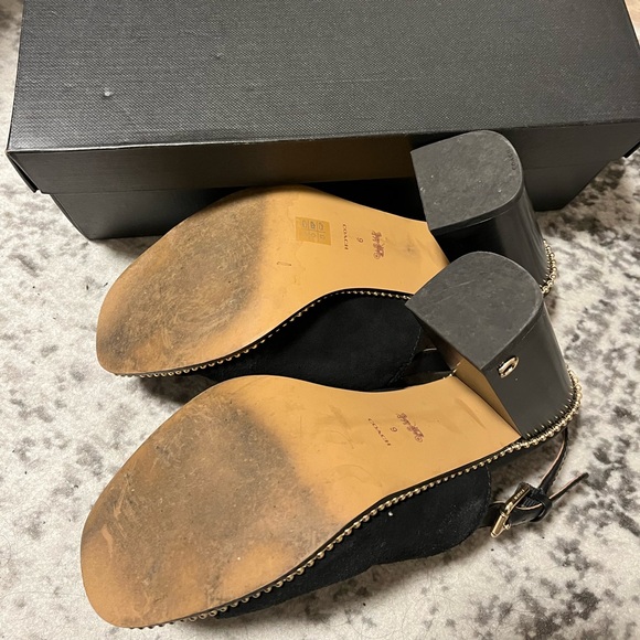 Coach Maxinne Suede Sandal. Gently worn with box. - Picture 3 of 8
